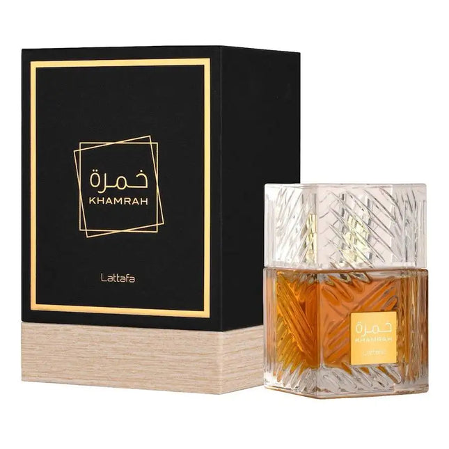 Khamrah Lattafa Eau de Parfum 100 ml – Süß-würziger Unisexduft mit Zimt & Vanille